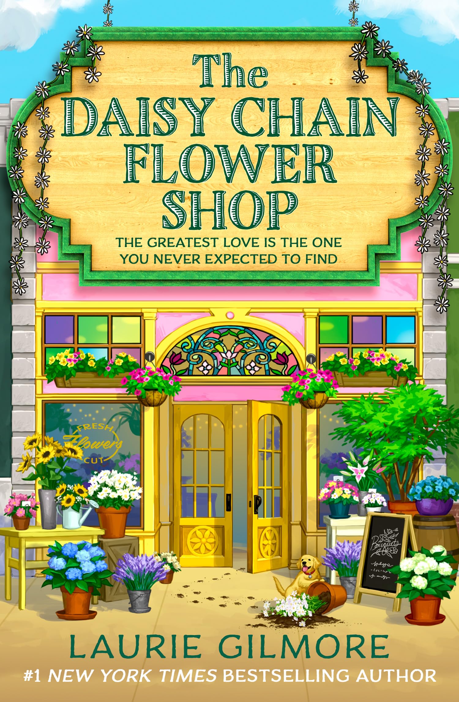 The Daisy Chain Flower Shop by Gilmore, Laurie