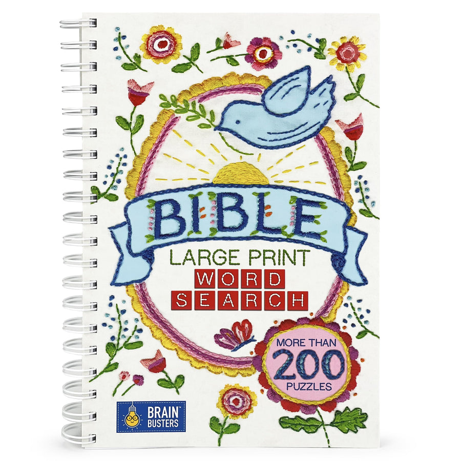 Bible Large Print Word Search: More Than 200 Puzzles -- Parragon Books, Spiral