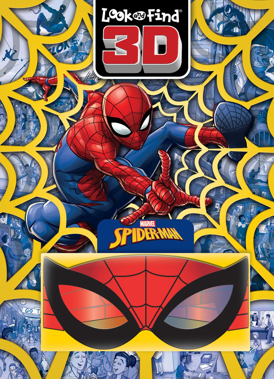 Marvel Spider-Man: Look and Find 3D -- Pi Kids, Hardcover