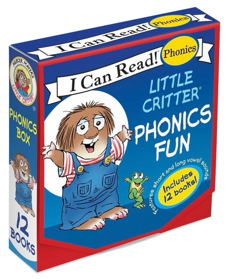 Little Critter 12-Book Phonics Fun!: A Box of 12 Mini-Books Featuring Short and Long Vowel Sounds -- Mercer Mayer, Boxed Set