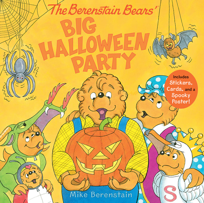 The Berenstain Bears' Big Halloween Party: Includes Stickers, Cards, and a Spooky Poster! -- Mike Berenstain, Hardcover