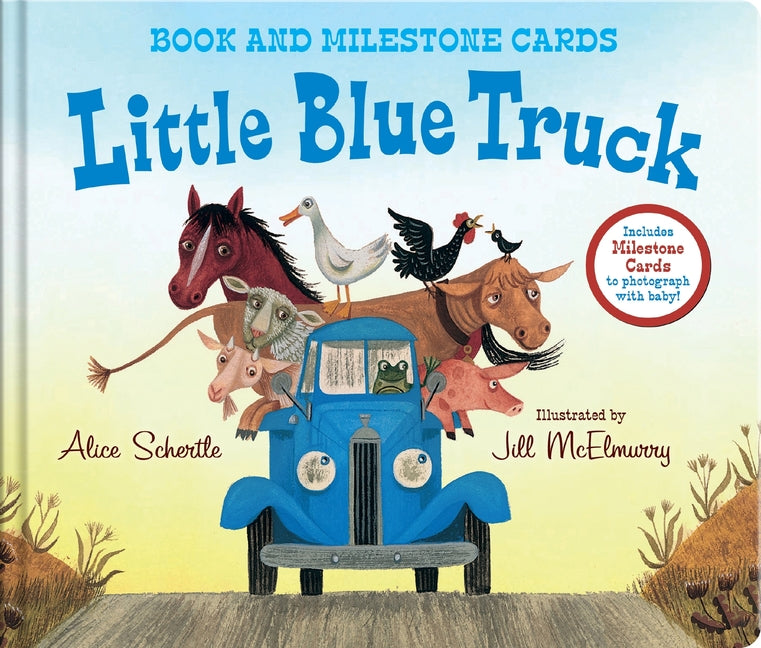 Little Blue Truck Milestone Edition: Book and Milestone Cards -- Alice Schertle, Board Book