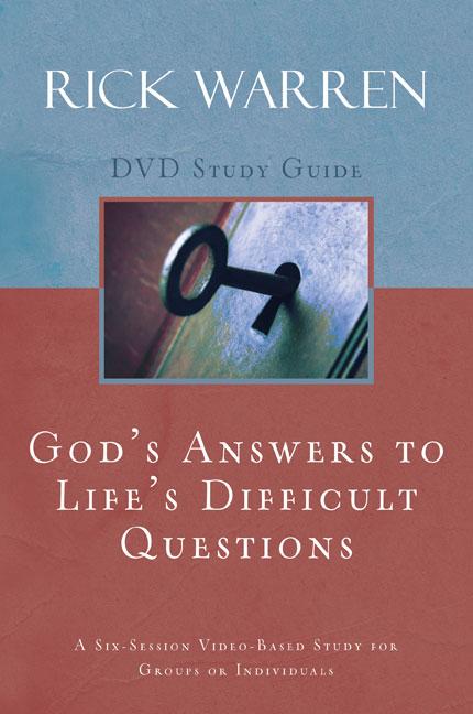 God's Answers to Life's Difficult Questions Bible Study Guide -- Rick Warren, Paperback