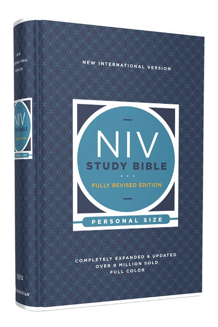 NIV Study Bible, Fully Revised Edition, Personal Size, Hardcover, Red Letter, Comfort Print -- Kenneth L. Barker, Bible