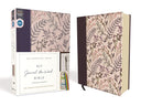 NIV, Journal the Word Bible, Cloth Over Board, Pink Floral, Red Letter Edition, Comfort Print: Reflect, Take Notes, or Create Art Next to Your Favorit -- Zondervan, Bible