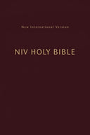 Niv, Holy Bible, Compact, Paperback, Burgundy, Comfort Print -- Zondervan, Bible