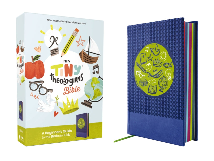 Nirv, Tiny Theologians Bible, Leathersoft Over Board, Blue, Comfort Print: A Beginner's Guide to the Bible - For Kids -- Amy Gannett, Bible