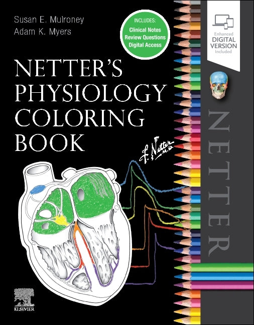 Netter's Physiology Coloring Book -- Susan Mulroney, Paperback