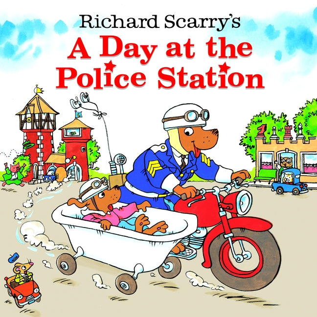 A Day at the Police Station -- Richard Scarry, Paperback