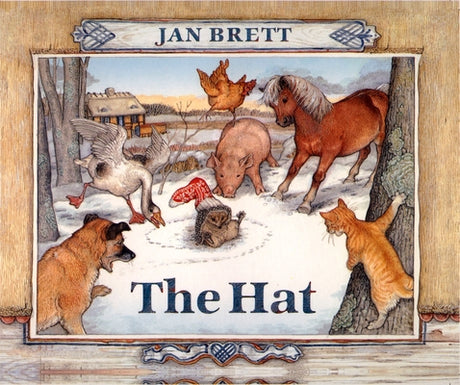 The Hat -- Jan Brett, Board Book
