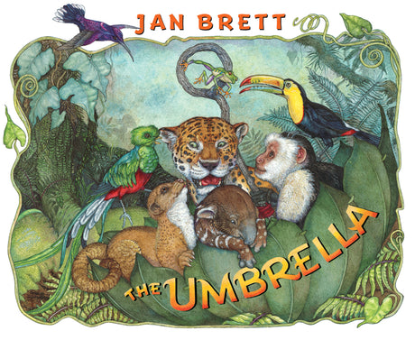 The Umbrella -- Jan Brett, Hardcover