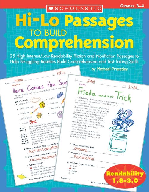 Hi-Lo Passages to Build Comprehension: Grades 3-4 -- Michael Priestley, Paperback