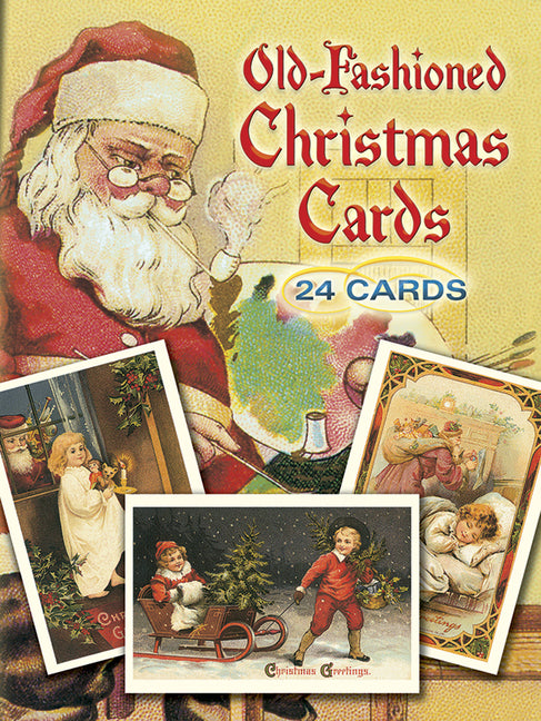 Old-Fashioned Christmas Cards: 24 Cards -- Gabriella Oldham, Paperback