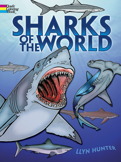 Sharks of the World Coloring Book -- Llyn Hunter, Paperback