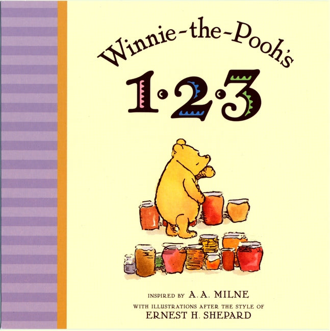 Winnie the Pooh's 1,2,3 -- A. A. Milne, Board Book