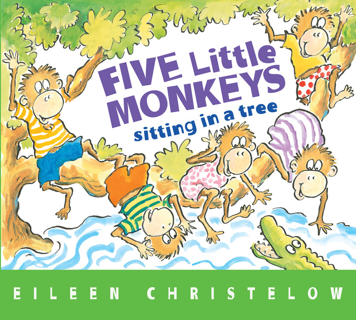 Five Little Monkeys Sitting in a Tree -- Eileen Christelow, Board Book