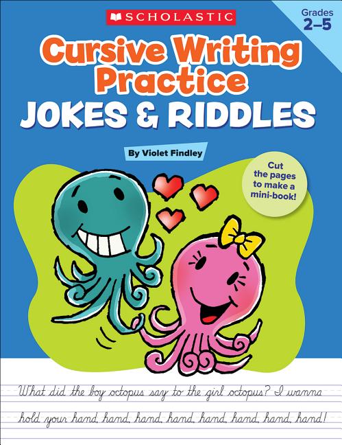 Cursive Writing Practice: Jokes & Riddles -- Violet Findley, Paperback