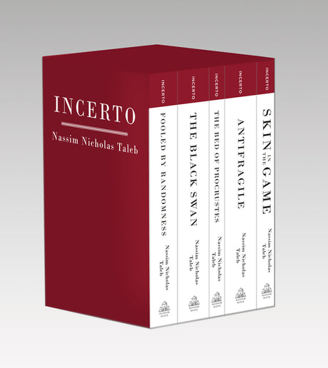 Incerto: Fooled by Randomness, the Black Swan, the Bed of Procrustes, Antifragile, Skin in the Game -- Nassim Nicholas Taleb, Paperback