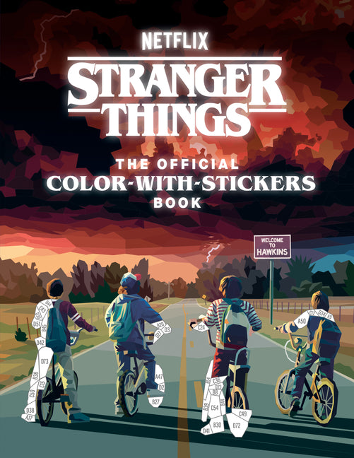 Stranger Things: The Official Color-With-Stickers Book -- Random House Worlds, Paperback