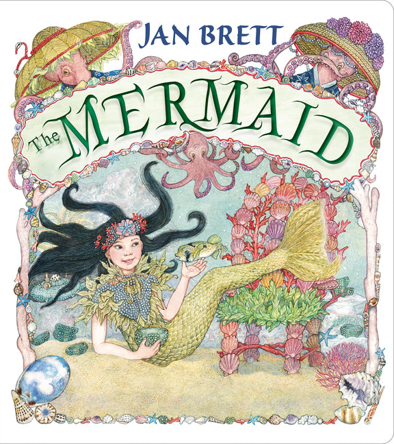 The Mermaid -- Jan Brett, Board Book