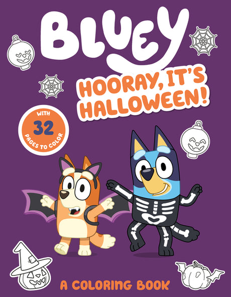 Bluey: Hooray, It's Halloween!: A Coloring Book -- Penguin Young Readers Licenses, Paperback