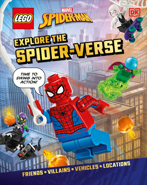 Lego Marvel Spider-Man Explore the Spider-Verse (Library Edition): Without Minifigure -- DK, Library Binding