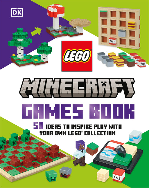 Lego Minecraft Games Book (Library Edition): 50 Fun Ideas to Play with Your Lego Collection! Without Bricks -- Julia March, Library Binding