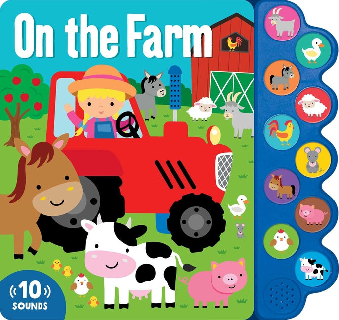 On the Farm: 10-Button Sound Book -- Lake Press, Board Book