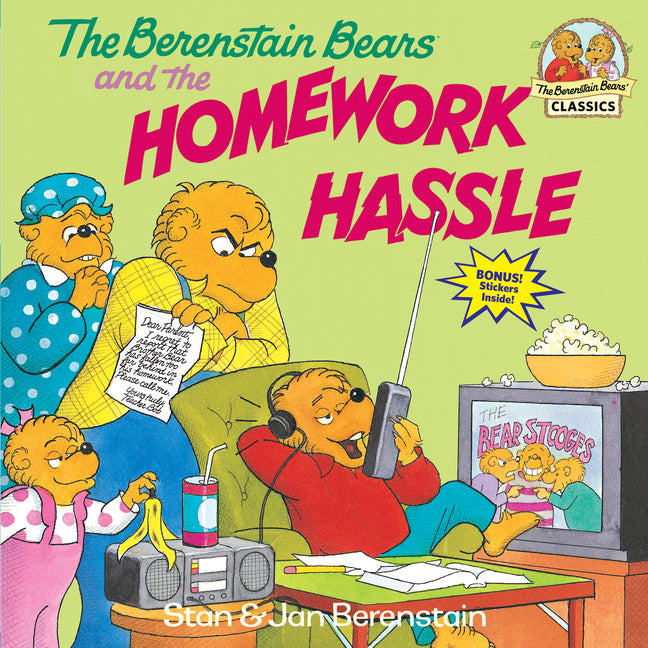 The Berenstain Bears and the Homework Hassle -- Stan Berenstain, Paperback