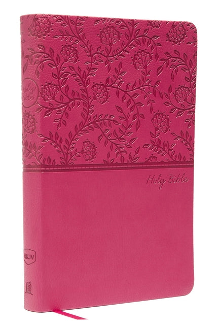 NKJV, Value Thinline Bible, Standard Print, Imitation Leather, Pink, Red Letter Edition -- Thomas Nelson, Bible