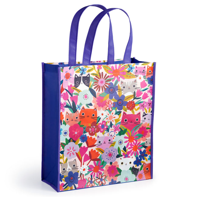 Blooming Cats Reusable Shopping Bag -- Mudpuppy, Other