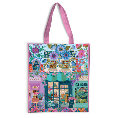 Open for Blossoms Reusable Shopping Bag -- Galison, Paperback