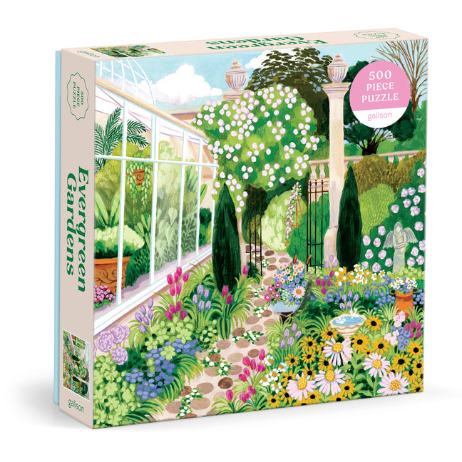 Evergreen Gardens 500 Piece Puzzle -- Galison Galison, Other