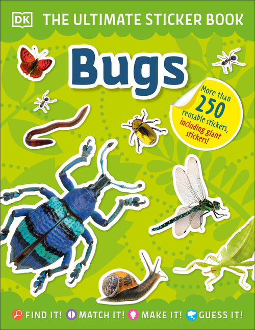 The Ultimate Sticker Book Bugs -- DK, Paperback