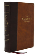 Nkjv, MacArthur Study Bible, 2nd Edition, Leathersoft, Brown, Comfort Print: Unleashing God's Truth One Verse at a Time -- John F. MacArthur, Bible