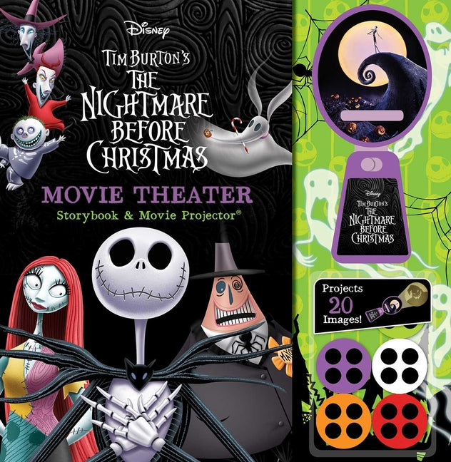 Disney: Tim Burton's the Nightmare Before Christmas Movie Theater Storybook & Movie Projector -- Editors of Studio Fun International, Hardcover