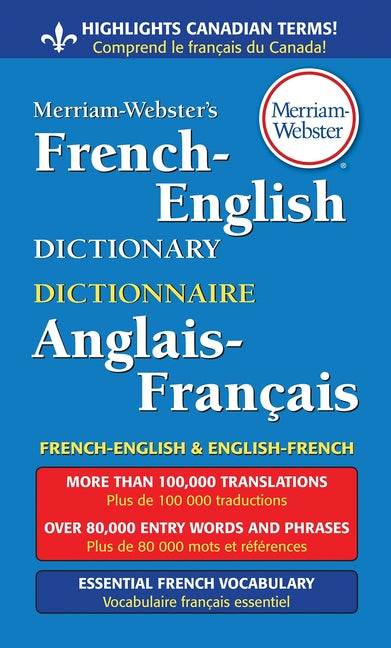 Merriam-Webster's French-English Dictionary -- Merriam-Webster, Mass Market Paperbound
