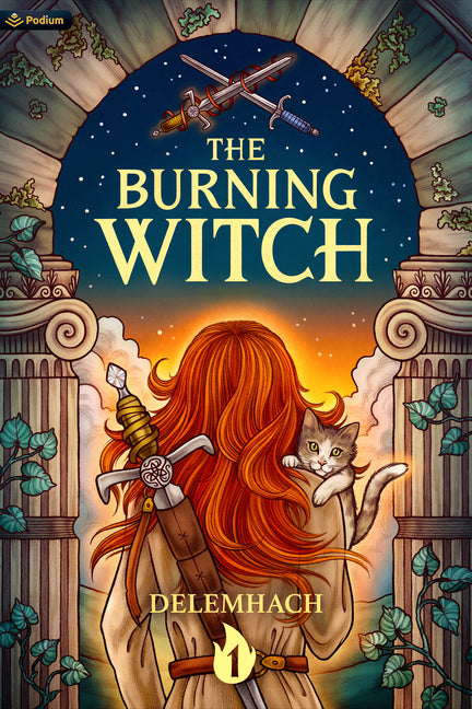 The Burning Witch: A Humorous Romantic Fantasy -- Delemhach, Paperback