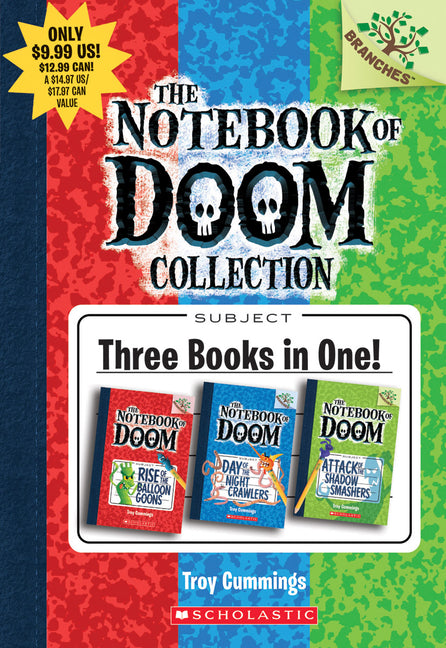 The Notebook of Doom (Books 1-3) -- Troy Cummings, Paperback