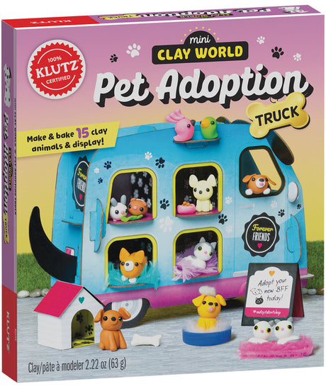 Mini Clay World Pet Adoption Truck -- Klutz, Other