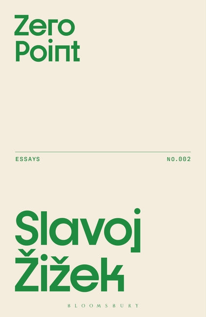 Zero Point -- Slavoj Zizek, Paperback
