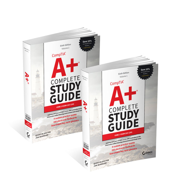 Comptia A+ Complete Study Guide, 2-Volume Set: Volume 1 Core 1 Exam 220-1201 and Volume 2 Core 2 Exam 220-1202 -- Quentin Docter, Paperback