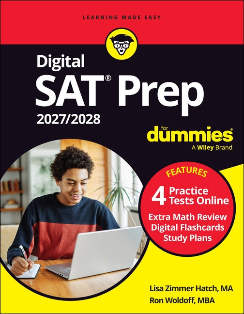 Digital SAT Prep 2027/2028 for Dummies: Book + 4 Full-Length Practice Tests & Flashcards Online -- Lisa Zimmer Hatch, Paperback