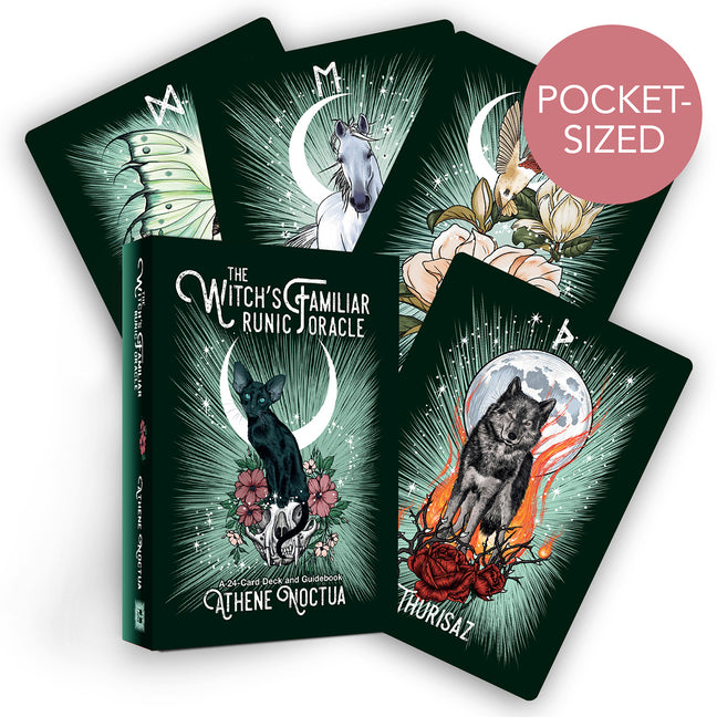 The Witchs Familiar Runic Oracle: A 24-Card Deck and Guidebook -- Athene Noctua, Other