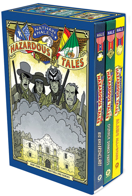 Nathan Hale's Hazardous Tales Second 3-Book Box Set: A Graphic Novel Collection -- Nathan Hale, Hardcover