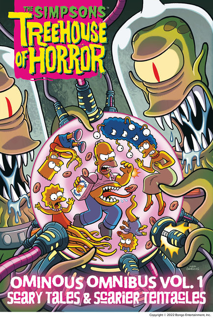 The Simpsons Treehouse of Horror Ominous Omnibus Vol. 1: Scary Tales & Scarier Tentacles -- Matt Groening, Hardcover