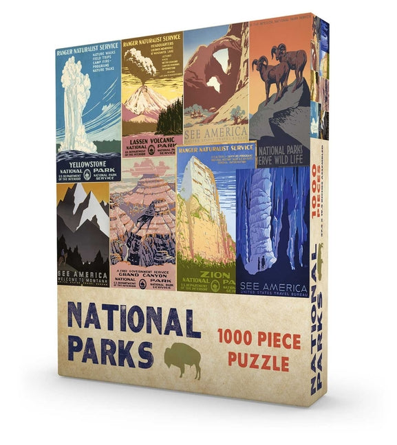 National Parks Puzzle 1000 Piece -- Gibbs Smith Gift, Other