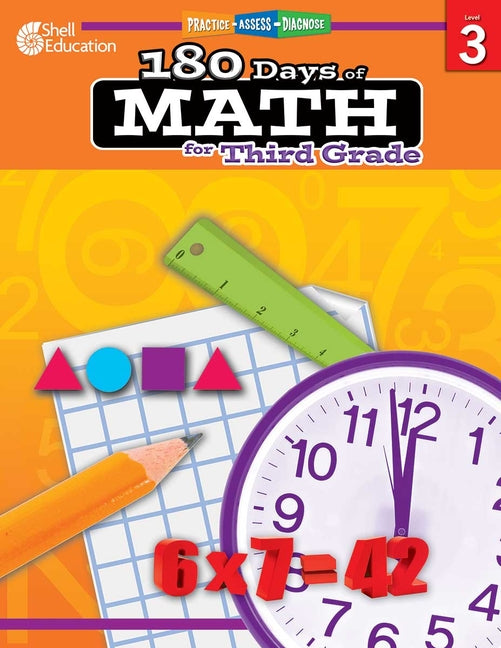 180 Days(r) Math for Third Grade: Practice, Assess, Diagnose -- Jodene Lynn Smith, Paperback