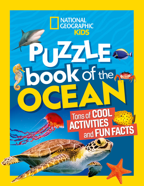 National Geographic Kids Puzzle Book of the Ocean -- National Geographic Kids, Paperback