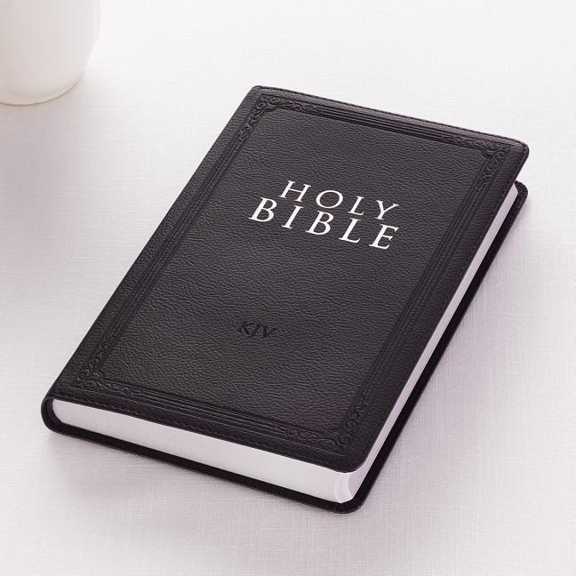 KJV Budget Gift & Award Lux-Leather Black -- Christian Art Gifts, Bible